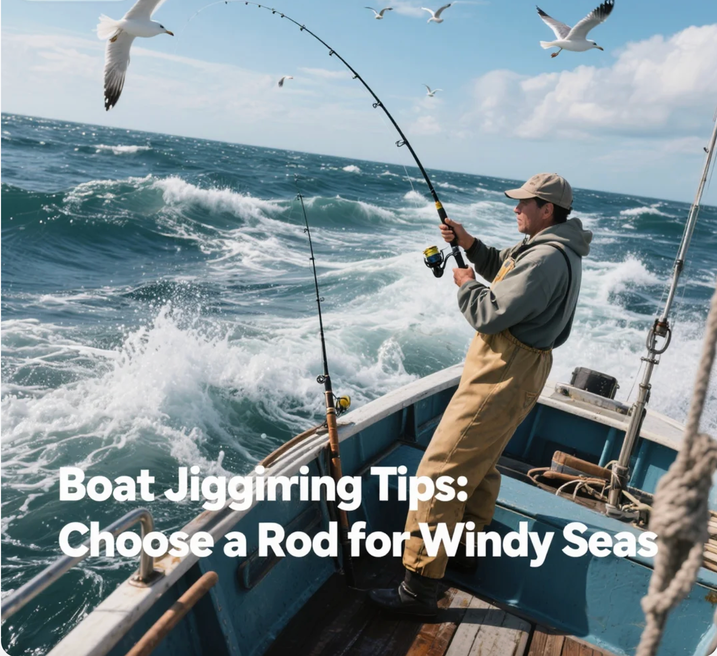 Boat Jigging Tips Choose a Rod for Windy Seas