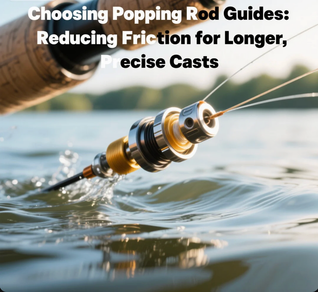 Choosing Popping Rod Guides Reducing Friction for Longer, Precise Casts