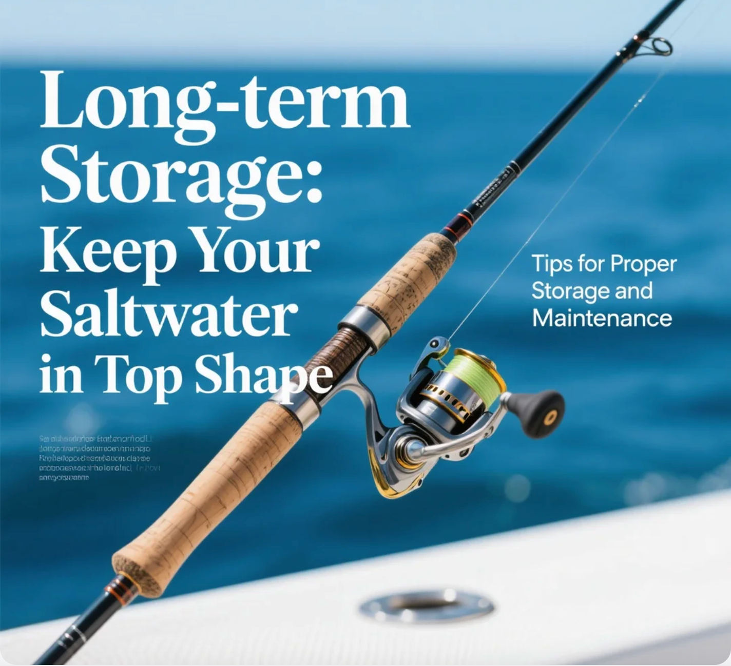 Long - Term Storage Keep Your Saltwater Rod in Top Shape