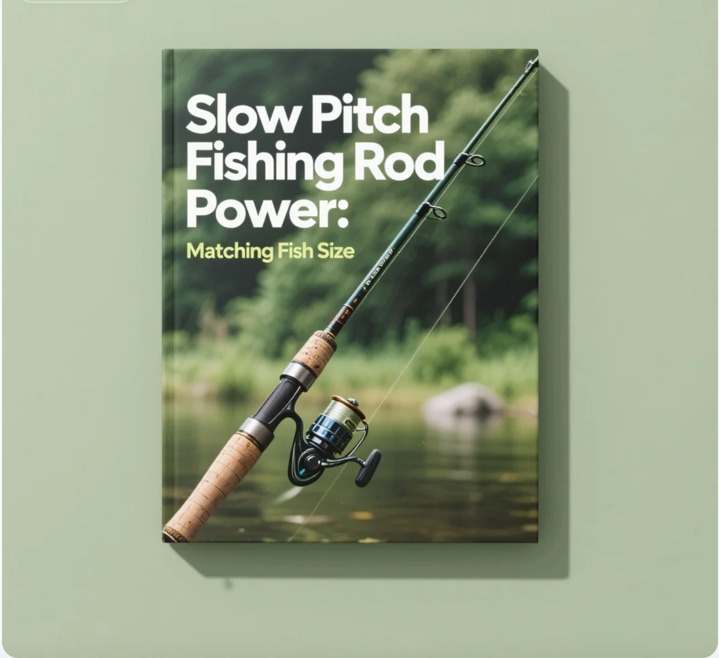 Slow Pitch Fishing Rod Power Matching Fish Size