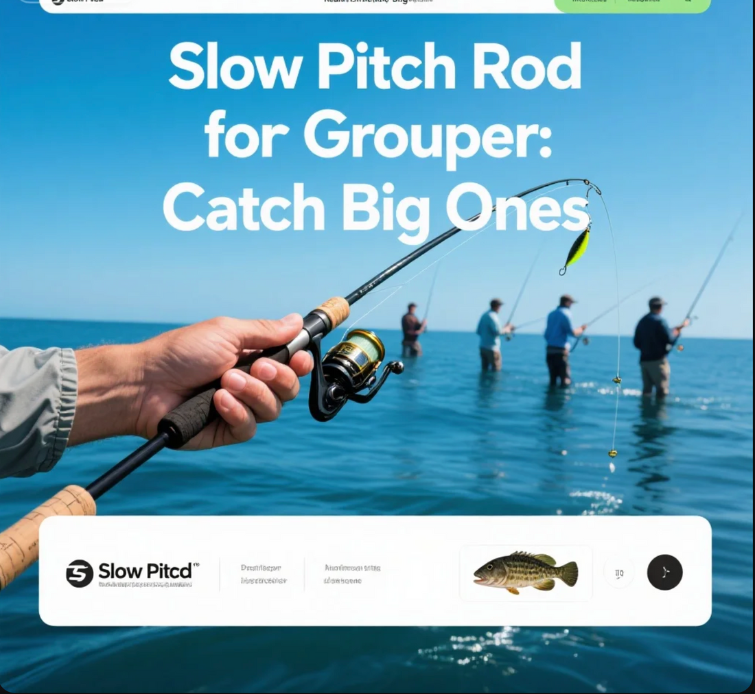 Slow Pitch Rod for Grouper Catch Big Ones