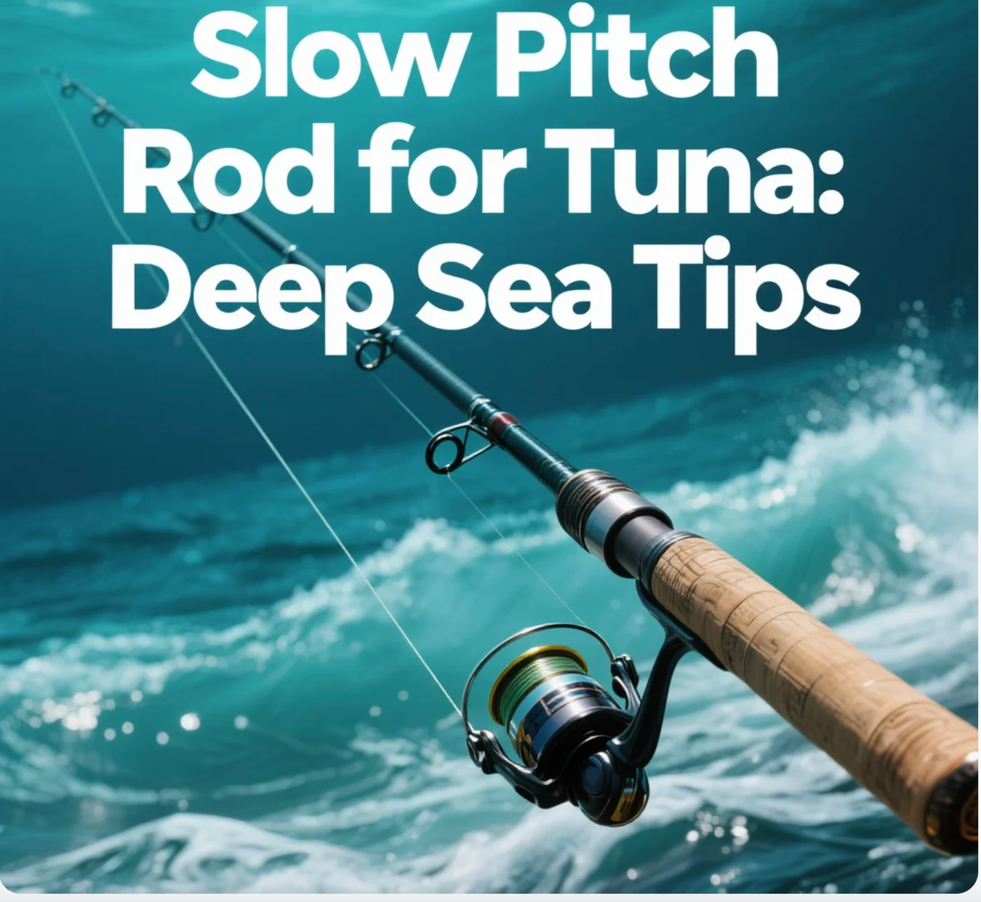 Slow Pitch Rod for Tuna Deep Sea Tips