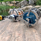 Heavy Duty Trolling Reel: 3.3:1 Gear Ratio | 2+4 BB | Forged Aluminum Spool for Deep Sea Fishing