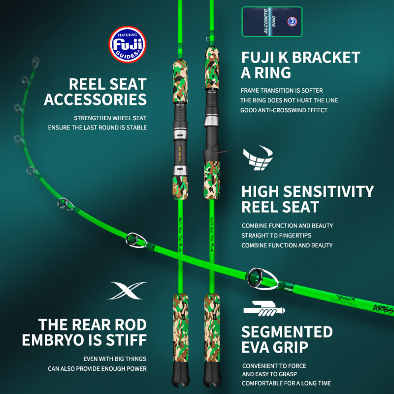 deep sea fast speed boat jigging rod