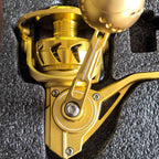 golden saltwater cnc spinning reels