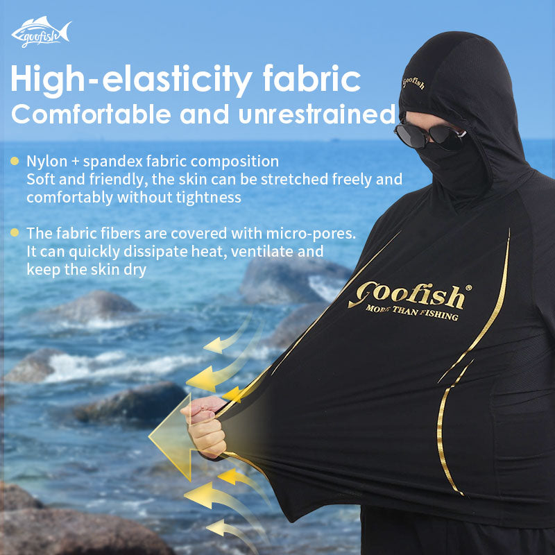 goofish black fishing jersey shirt 