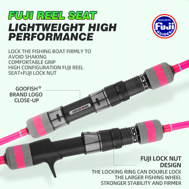 goofish mighty deep saltwater boat slow jigging rod pole
