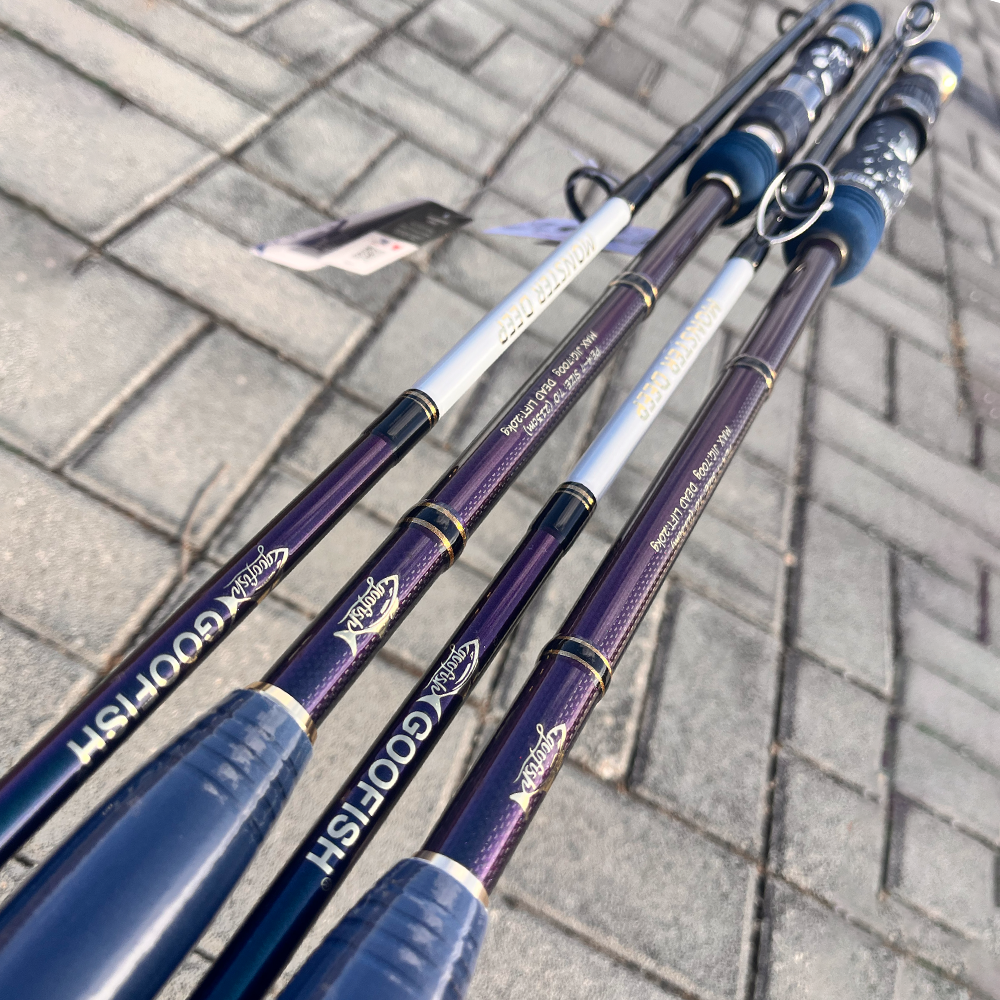 deep sea fishing pole length Monster Deep Slow Jigging Rod Max jig 700g PE4-7 for Offshore/Bottom Fishing – Goofish®pole