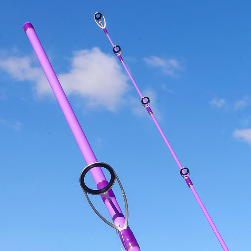 goofish purple fishing rod pole light saltwater fishing rod 
