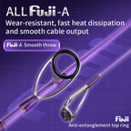 goofish purple popping rod fuji guide setting 