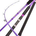 goofish purple popping tuna fishing rod pole