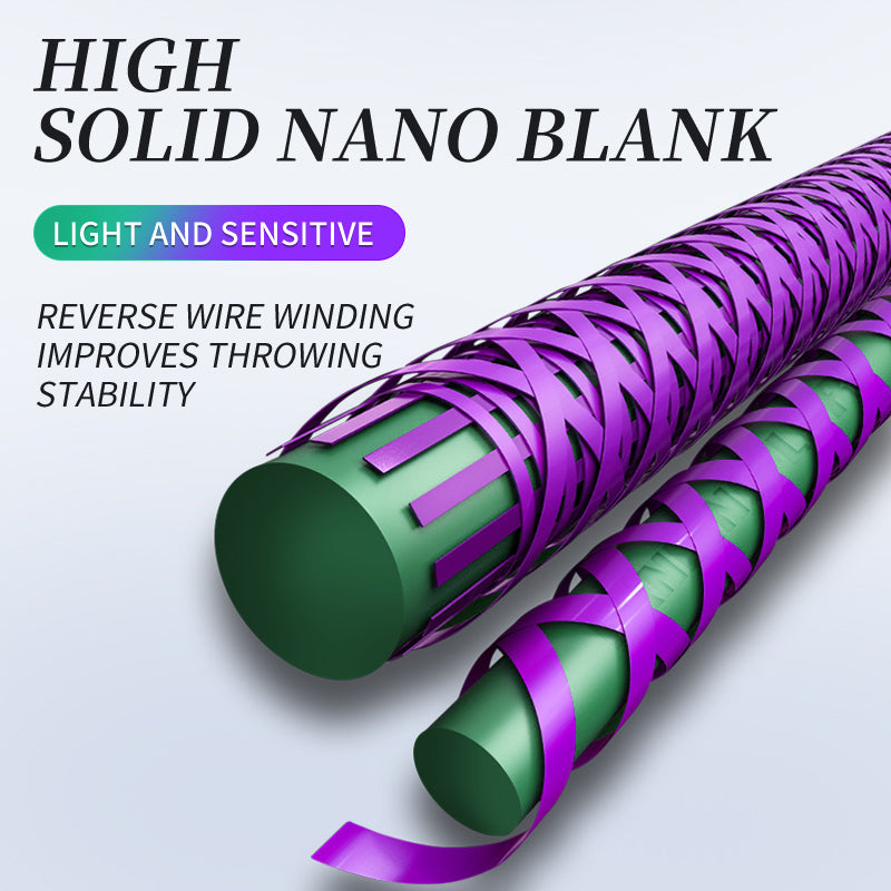 goofish solid nano blank for fishing rod