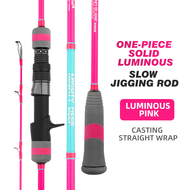 goofish spiral guide wrap saltwater boat slow jigging rod pole