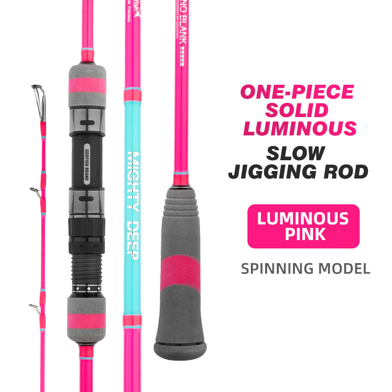 goofish spiral guide wrap slow jigging rod pole