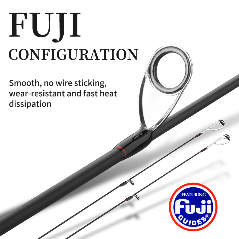 guide setting for specs info for goofish trout fishing rod