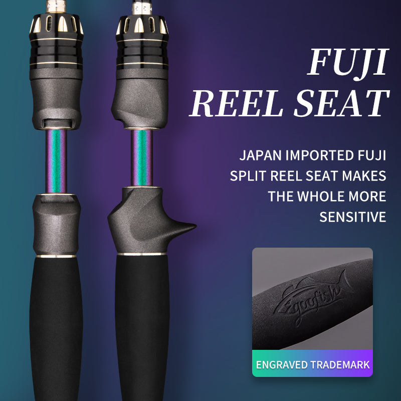 japan fuji reel seat info for goofish bassmaster mh fishing rod