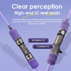 japan fuji reel seat setting of goofish ares light jigging rod