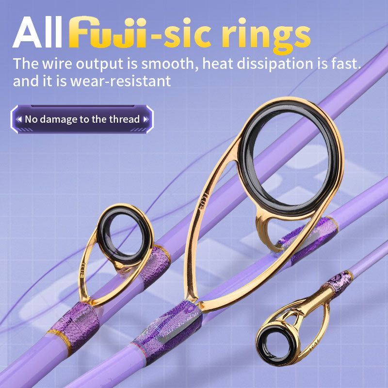 japan fuji sic golden guide ring of goofish ares light jigging rod