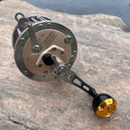 Heavy Duty Trolling Reel: 3.3:1 Gear Ratio | 2+4 BB | Forged Aluminum Spool for Deep Sea Fishing