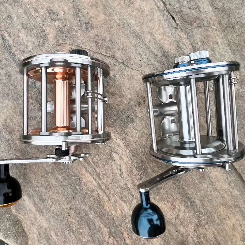 Heavy Duty Trolling Reel: 3.3:1 Gear Ratio | 2+4 BB | Forged Aluminum Spool for Deep Sea Fishing