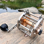 Heavy Duty Trolling Reel: 3.3:1 Gear Ratio | 2+4 BB | Forged Aluminum Spool for Deep Sea Fishing