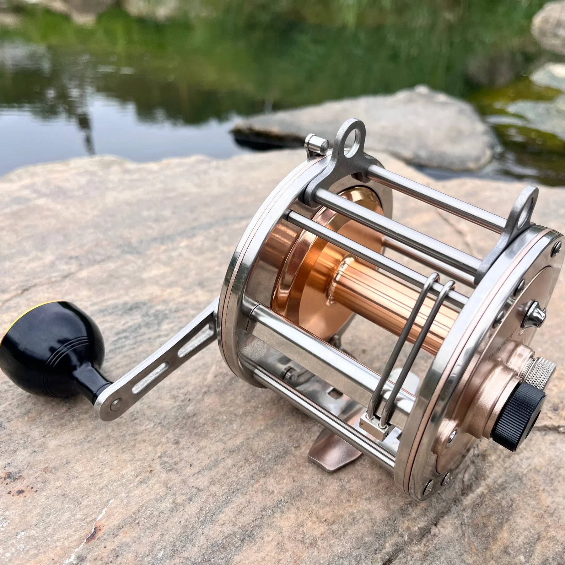 Heavy Duty Trolling Reel: 3.3:1 Gear Ratio | 2+4 BB | Forged Aluminum Spool for Deep Sea Fishing